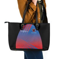Antigua and Barbuda Cricket Leather Tote Bag Falcons Unstoppable - Wonder Print Shop