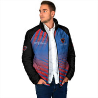 Custom Antigua and Barbuda Cricket Padded Jacket Falcons Unstoppable - Wonder Print Shop