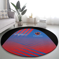 Antigua and Barbuda Cricket Round Carpet Falcons Unstoppable - Wonder Print Shop