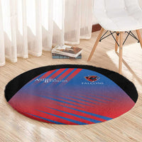 Antigua and Barbuda Cricket Round Carpet Falcons Unstoppable - Wonder Print Shop