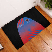 Antigua and Barbuda Cricket Rubber Doormat Falcons Unstoppable - Wonder Print Shop