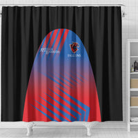 Antigua and Barbuda Cricket Shower Curtain Falcons Unstoppable - Wonder Print Shop
