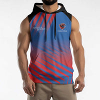Custom Antigua and Barbuda Cricket Sleeveless Hoodie Falcons Unstoppable - Wonder Print Shop