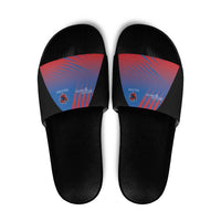 Antigua and Barbuda Cricket Slide Sandals Falcons Unstoppable - Wonder Print Shop