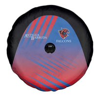Antigua and Barbuda Cricket Spare Tire Cover Falcons Unstoppable - Wonder Print Shop