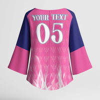 Custom Barbados Royals Cricket Kimono Sleeve Blouse Go Legends - Wonder Print Shop