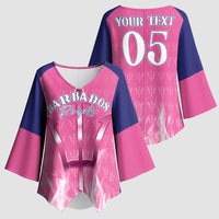 Custom Barbados Royals Cricket Kimono Sleeve Blouse Go Legends - Wonder Print Shop
