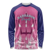 Custom Barbados Royals Cricket Long Sleeve Shirt Go Legends - Wonder Print Shop