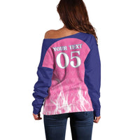 Custom Barbados Royals Cricket Off Shoulder Sweater Go Legends - Wonder Print Shop