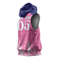 Custom Barbados Royals Cricket Sleeveless Hoodie Go Legends - Wonder Print Shop