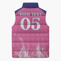 Custom Barbados Royals Cricket Sleeveless Puffer Jacket Go Legends - Wonder Print Shop