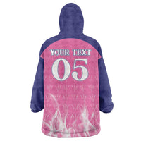 Custom Barbados Royals Cricket Wearable Blanket Hoodie Go Legends - Wonder Print Shop