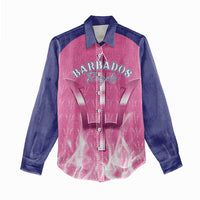 Custom Barbados Royals Cricket Women Casual Shirt Go Legends - Wonder Print Shop