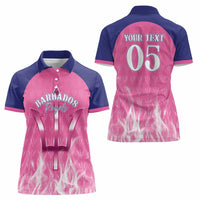 Custom Barbados Royals Cricket Women Polo Shirt Go Legends - Wonder Print Shop
