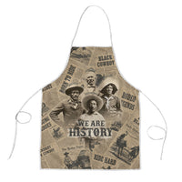 Black Cowboy Apron Western Rodeo Melanin Black History