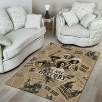Black Cowboy Area Rug Western Rodeo Melanin Black History
