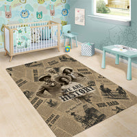 Black Cowboy Area Rug Western Rodeo Melanin Black History