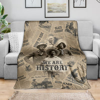 Black Cowboy Blanket Western Rodeo Melanin Black History
