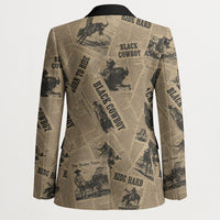 Black Cowboy Blazer Western Rodeo Melanin Black History