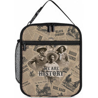 Black Cowboy Lunch Bag Western Rodeo Melanin Black History