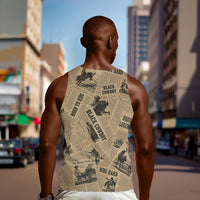 Black Cowboy Men Tank Top Western Rodeo Melanin Black History