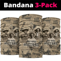 Black Cowboy Neck Gaiter Western Rodeo Melanin Black History