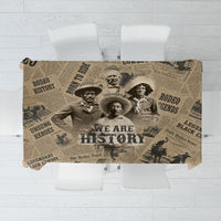 Black Cowboy Tablecloth Western Rodeo Melanin Black History