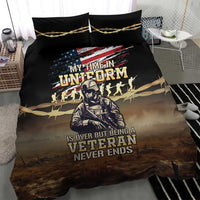 United States Veterans Day Bedding Set Thank You Veterans Proud US Flag LT05 - Wonder Print Shop