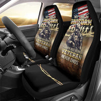 United States Veterans Day Car Seat Cover Thank You Veterans Proud US Flag LT05 - Wonder Print Shop