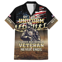 United States Veterans Day Family Matching Summer Maxi Dress and Hawaiian Shirt Thank You Veterans Proud US Flag LT05 - Wonder Print Shop