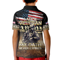 United States Veterans Day Kid Polo Shirt Thank You Veterans Proud US Flag LT05 - Wonder Print Shop