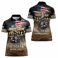 United States Veterans Day Women Polo Shirt Thank You Veterans Proud US Flag LT05 - Wonder Print Shop