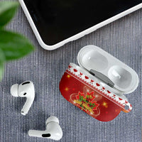 Merry Christmas Canada AirPods Case Festive Maple Leaf Xmas - Wonder Print Shop
