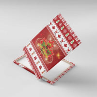 Merry Christmas Canada Canvas Wall Art Festive Maple Leaf Xmas - Wonder Print Shop