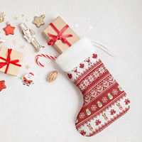 Merry Christmas Canada Christmas Stocking Festive Maple Leaf Xmas - Wonder Print Shop