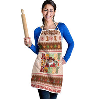 Howdy Christmas Apron Cowboy Santa Western Xmas - Wonder Print Shop