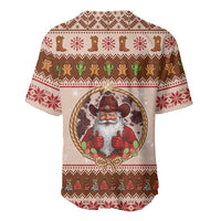 Howdy Christmas Baseball Jersey Cowboy Santa Western Xmas - Wonder Print Shop