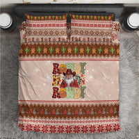 Howdy Christmas Bedding Set Cowboy Santa Western Xmas - Wonder Print Shop
