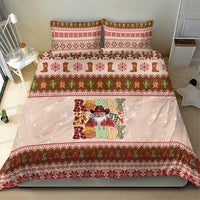 Howdy Christmas Bedding Set Cowboy Santa Western Xmas - Wonder Print Shop