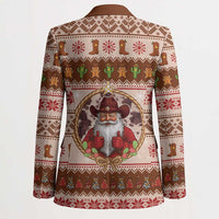 Howdy Christmas Blazer Cowboy Santa Western Xmas - Wonder Print Shop