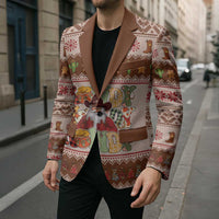 Howdy Christmas Blazer Cowboy Santa Western Xmas - Wonder Print Shop