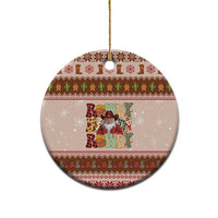 Howdy Christmas Ceramic Ornament Cowboy Santa Western Xmas - Wonder Print Shop