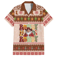 Howdy Christmas Hawaiian Shirt Cowboy Santa Western Xmas - Wonder Print Shop