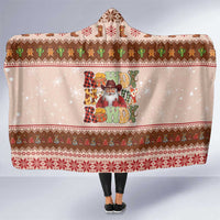 Howdy Christmas Hooded Blanket Cowboy Santa Western Xmas - Wonder Print Shop