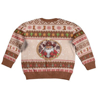 Howdy Christmas Kid Ugly Christmas Sweater Cowboy Santa Western Xmas - Wonder Print Shop