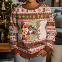 Howdy Christmas Kid Ugly Christmas Sweater Cowboy Santa Western Xmas - Wonder Print Shop