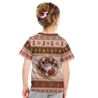Howdy Christmas Kid T Shirt Cowboy Santa Western Xmas - Wonder Print Shop