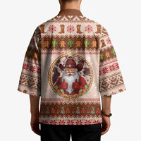 Howdy Christmas Kimono Cowboy Santa Western Xmas - Wonder Print Shop