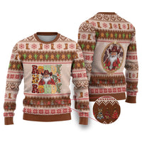 Howdy Christmas Ugly Christmas Sweater Cowboy Santa Western Xmas - Wonder Print Shop