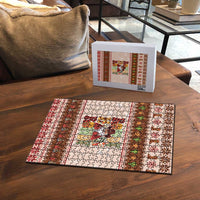 Howdy Christmas Puzzle Cowboy Santa Western Xmas - Wonder Print Shop